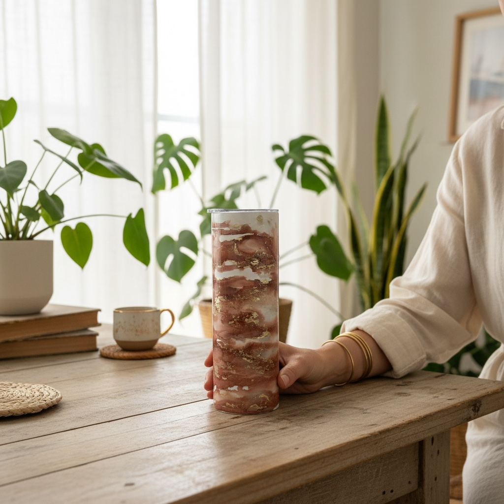 Toasted Dune 20oz Insulated Metal Tumbler